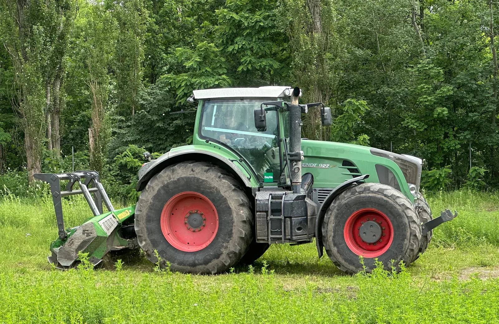 Fendt + mulczer leśny